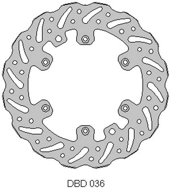 DELTA BRAKING ONL_DBD036G TARCZA HAMULC PRZÓD KTM